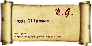 Magy Gilgames névjegykártya